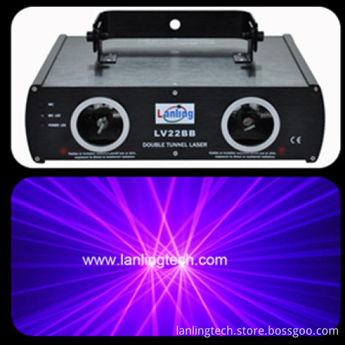 DJ Laser Light Double Violet Laser LV24BB